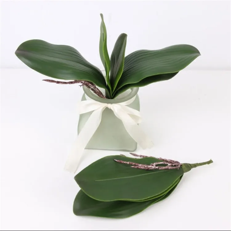 Feel Phalaenopsis листья мини Feel Phalaenopsis листья искусственный цветок растение цветок композиция аксессуары