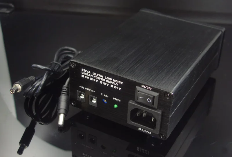 nível de ruído 25w dc linear fonte