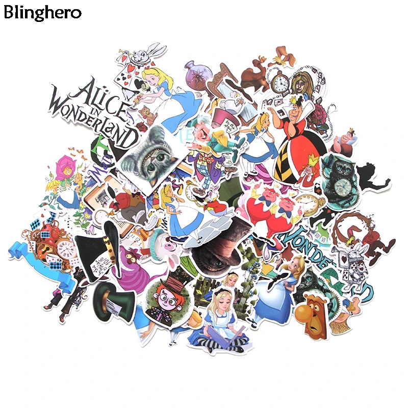Blinghero Мультфильм Сказка Стикеры s 60 шт./компл. Прохладный Скрапбукинг Стикеры s Чемодан ноутбук холодильник Стикеры Дети наклейка BH0463