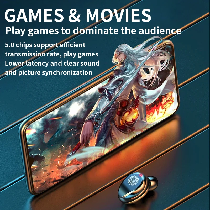 Wireless Bluetooth Headset 5 0 One Pair Of Mini Invisible Small In Ear Sports Running Super Long Standby Universal