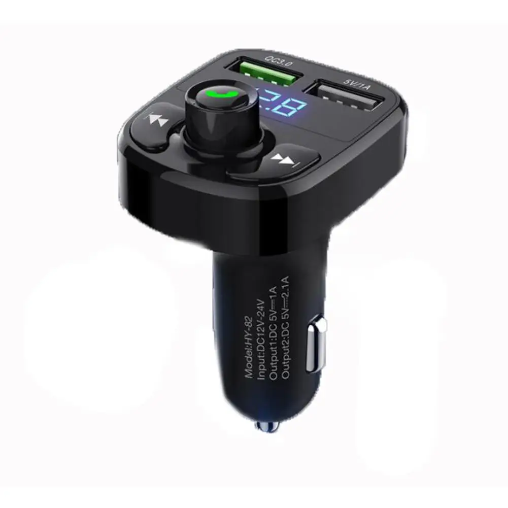 Автомобильное зарядное устройство MP3-плеер Dual USB зарядное устройство Bluetooth Hands-free Телефонные звонки автомобильные аксессуары