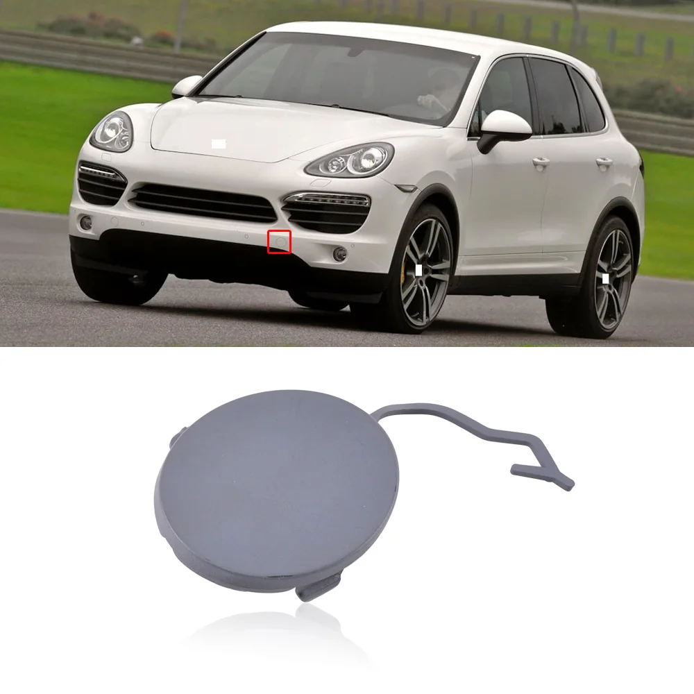 Крышка QX для Porsche Cayenne 2011 2012 2013 2014 2015 крышка переднего бампера крючка прицепа