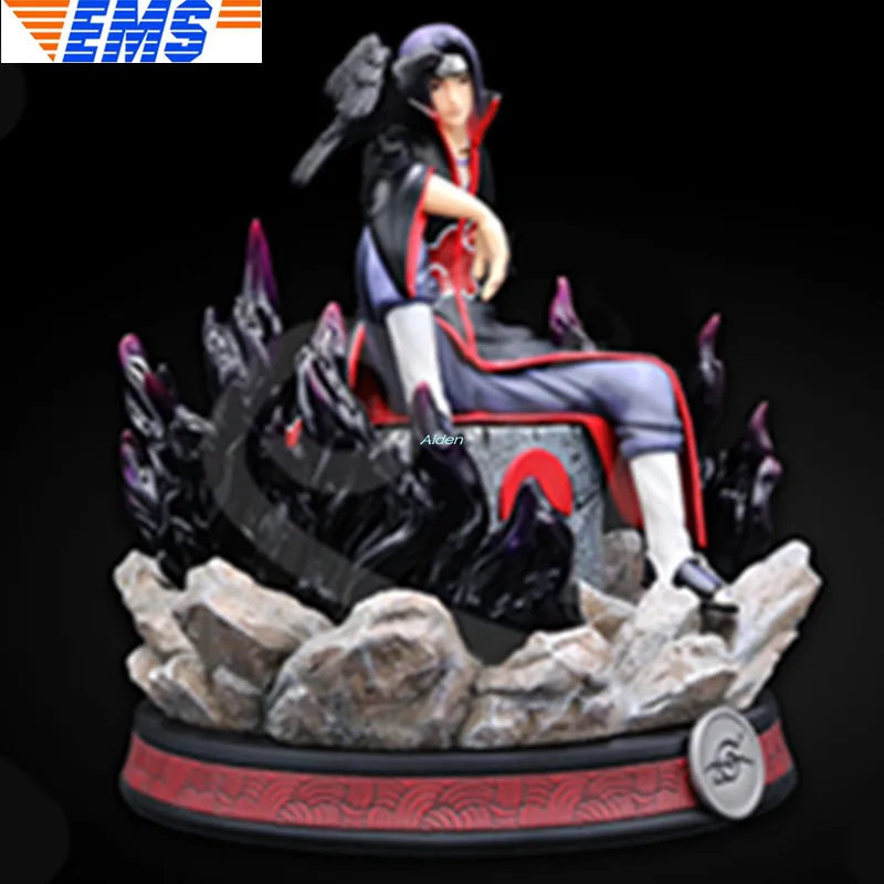 10 &quotНаруто статуя Akatsuki бюст Учиха Итачи сидя положение полный длина портрет GK