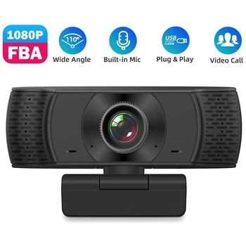 

1920*1080P 2MP PC Webcam USB 2.0 Wired CMOS Video Conference Web Camera with Built-in Noise Reduction Microphone