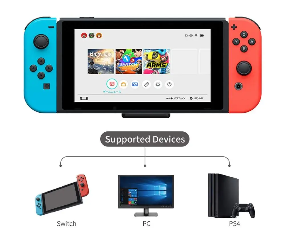 Беспроводной аудиоадаптер Route Air Bluetooth или передатчик type-C 5,0 для nintendo Switch, Switch Lite, PS4, PC ноутбуков [Enhanced]