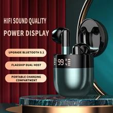 Tws sem fio bluetooth fone de ouvido redução ruído alta fidelidade estéreo microfone à prova dwaterproof água, adequado para xiaomi huawei, tablet, notebook
