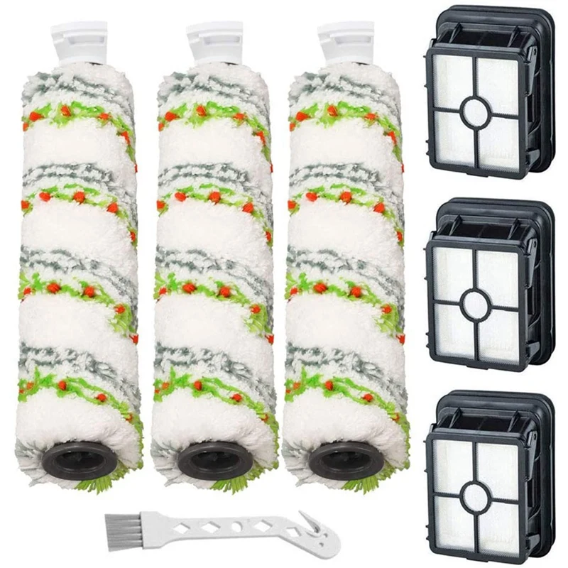 7Pcs Brush Roller & Vacuum Filters Replacement Parts for Bissell