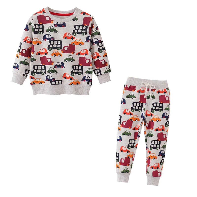 pajamas for baby girl   Jumping Meters Children's Clothing Sets Autumn Spring Sweatshirt + Sweatpant 2 Pcs Suit Hot Selling Toddler Boys  Outfit Kid angel baby suit