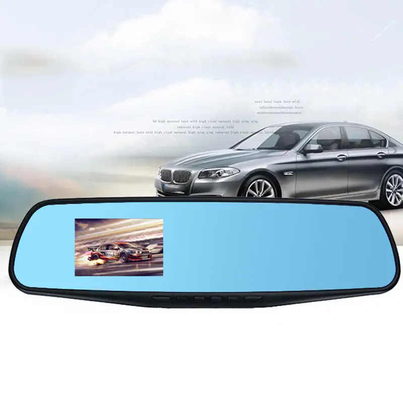 

New 2.8 Inch Car DVR Detector Camera Video Recorder Single Lens Rearview Mirror HD1080P Monitoring & Parking Car DVR 5