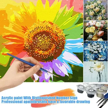 

Educational Toys игрушки Decoration Diy Painting By Numbers Kit Coloring By Numbers Picture By Numbers Home Decors Learn Kids