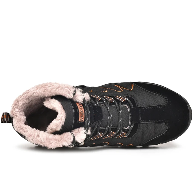 Фото зимние модные теплые мужские туфли из хлопка с высоким верхом цена