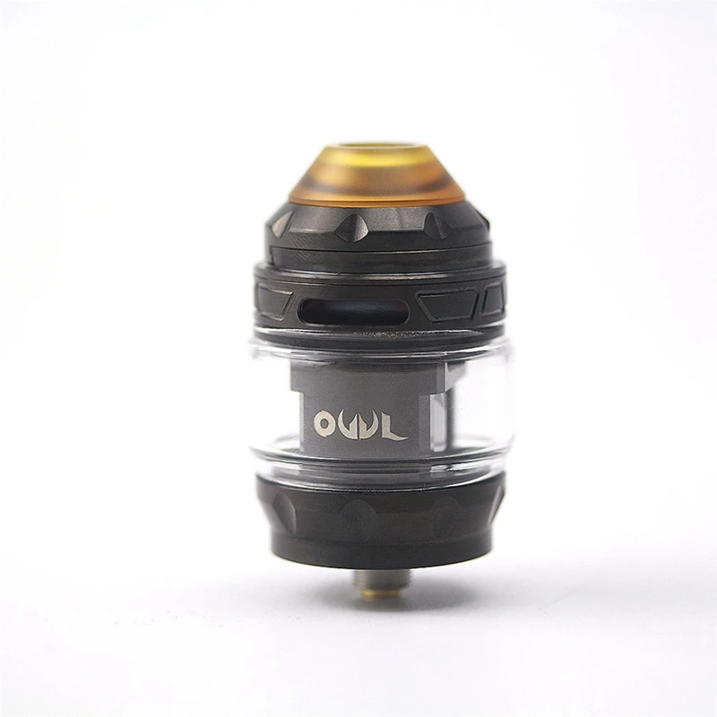 

Advken OWL Tank Electronic Cigarette Atomizer 510 Thread Drip Tip Mesh Coil Vaporizer Top Slide Filling Atomizer for RBA RDA RTA