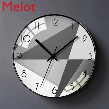 

Nordic Simple Home Modern Living Room Bedroom Fashion Creative Cool Mute Quartz Clock Decoration Hanging Clock home decor