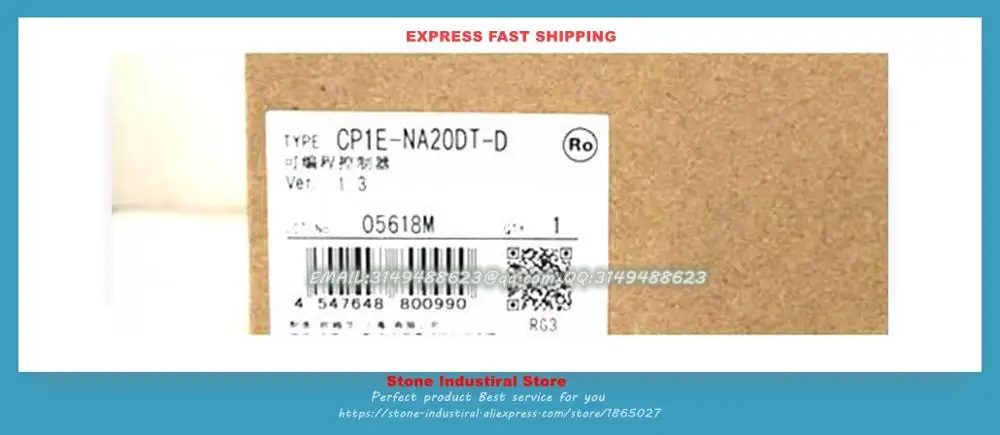 PLC контроллер CP1E-NA20DT-D поставляется с аналоговым 2 входом и 1 выходом