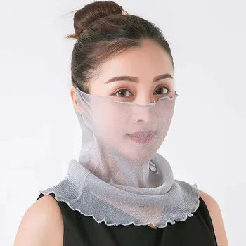 

2020 Fashion Women Neck Warmer Scarves Neckerchief Headscarf Outdoor Neckerchief Face Mask Bufanda Mujer Foulard Femme
