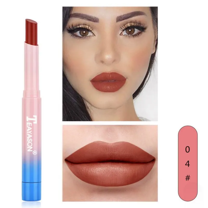 Matte Lipstick Waterproof Non-stick Cup Long Lasting Colorfast Silky Velvet Lipstick - Цвет: OD0567A4