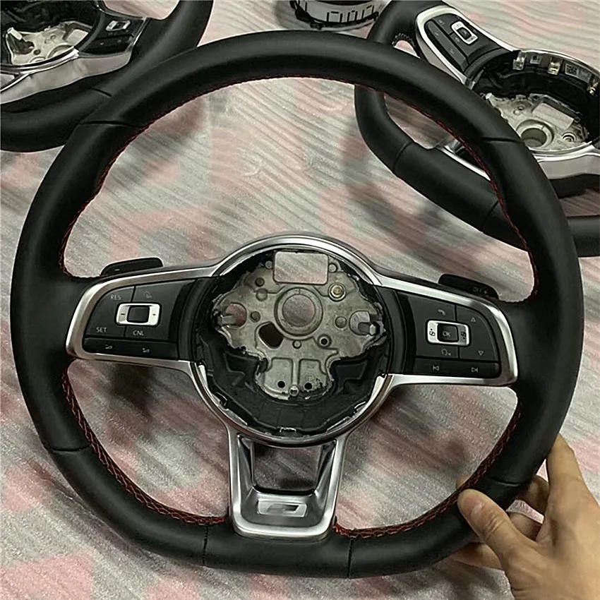 Светодиодный гоночный руль R8 из углеродного волокна для VW Golf 7/GTI гольф R MK7 Passat Polo GTI Scirocco- Замена