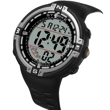 

SYNOKE Watch For Men Outdoor Sport Digital Watch Led 3Bar Waterproof Alarm Clock Military Fashion Watches relogio masculino