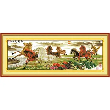 

Joy Sunday Cross Stitch Wishing You Every Success Pattern CrossStitch Kit Embroidery Needlework Home Decor Wall Floral Painting