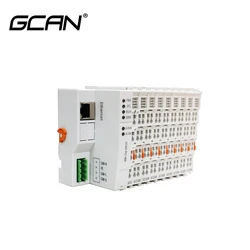 Adaptateur GCAN IO 8000, entrée d'alimentation 24V Dc, niveau de Protection 20, prend en charge le stockage de paramètres pour le contrôle d'acquisition de données sur le terrain 