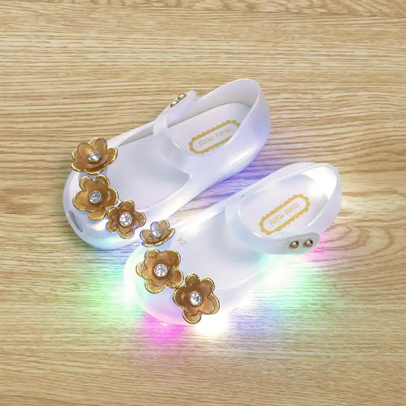 mini melissa light up shoes