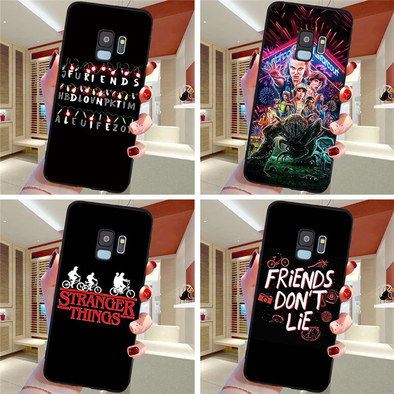 

stranger things For Samsung Galaxy S6 S7 Edge S8 S9 S10 Plus Lite Note 8 9 10 A30 A40 A50 A60 A70 M10 M20 phone Case Cover etui