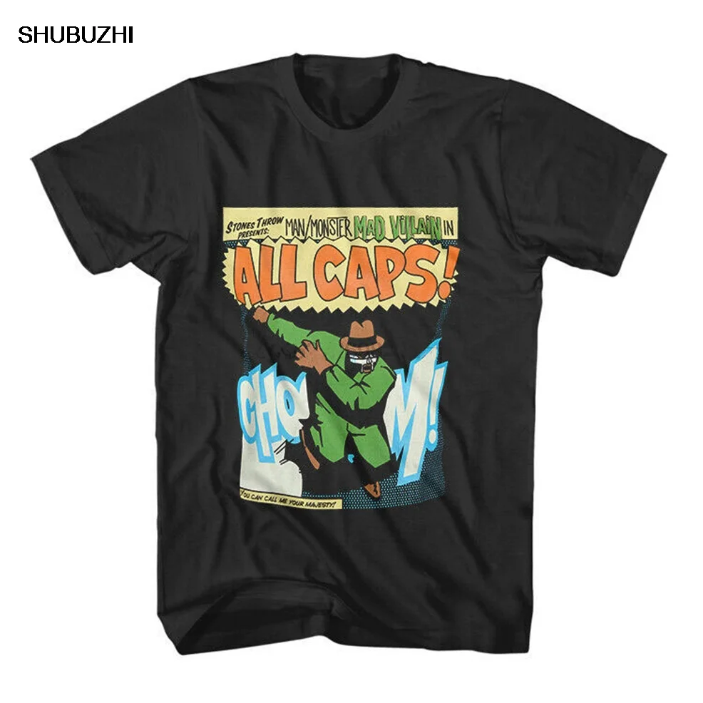 Модная мужская хлопковая брендовая футболка teeshirt Madvillain (Mf Doom Madlib) рубашка с