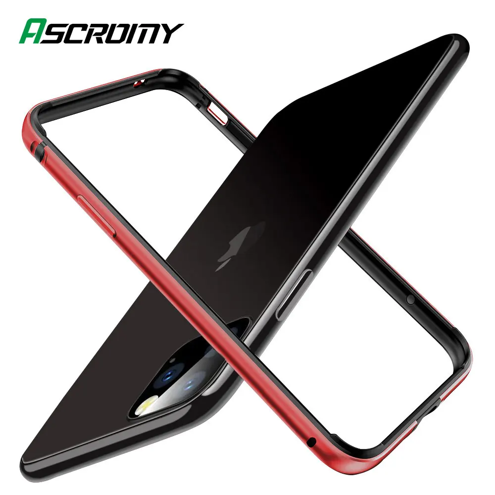 Алюминиевый чехол-бампер для iPhone 11 Pro Max X XS XR iPhone11, силиконовая Противоударная рамка с ремешком, подставка, аксессуары для телефонов