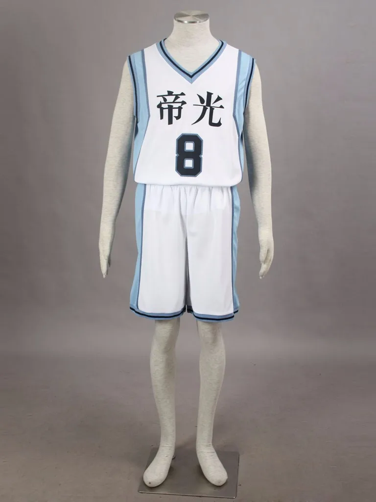 Kuroko no Basuke Basket TEIKO 2-й Белый школьный баскетбол костюм мужская форма Мальчики Спортивная одежда № 8 кисэ рёта Косплей Костюм