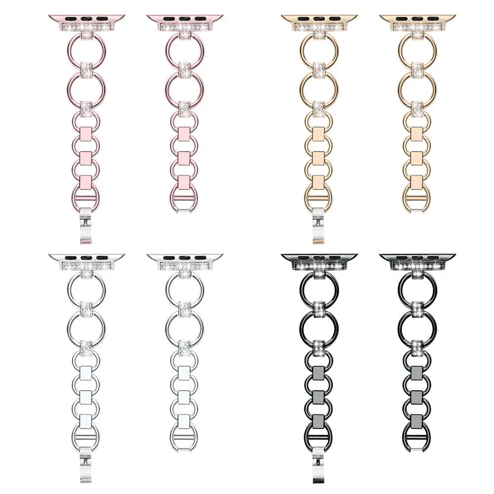 Bracelet For Apple Watch Band 38/42/40/44MM Easy to Adjust Stainless Steel Strap For iWatch 4 3 2 1 Replacement Wrist Belt