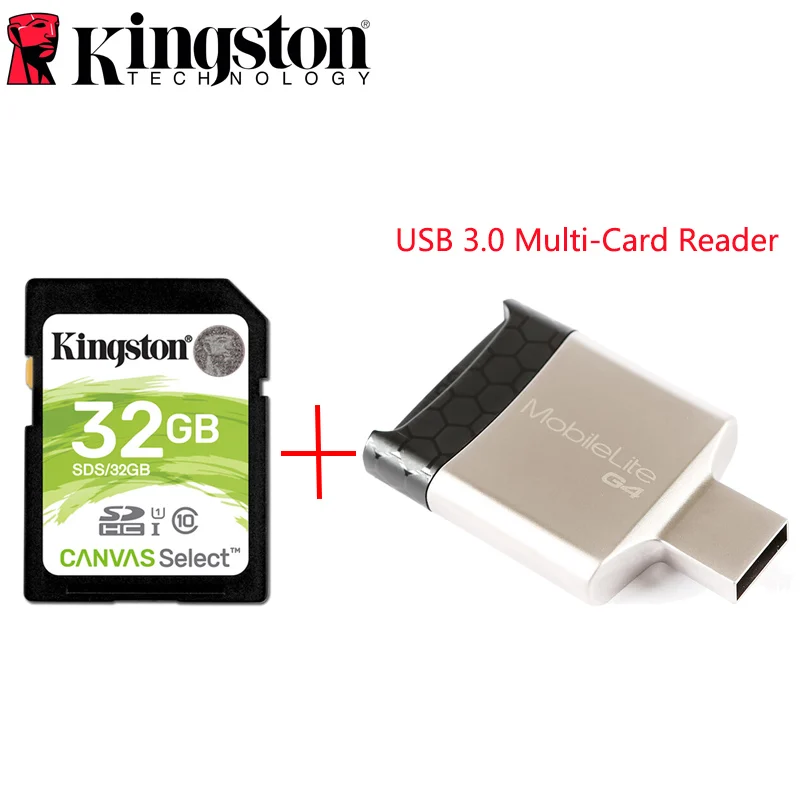 Kingston SD карта памяти 32 Гб SDHC цифровой класс 10 карта памяти 32 Гб Schede Memoria SD для sony цифровая фотокамера DSLR карта - Емкость: KS-SD-32G-MLG4