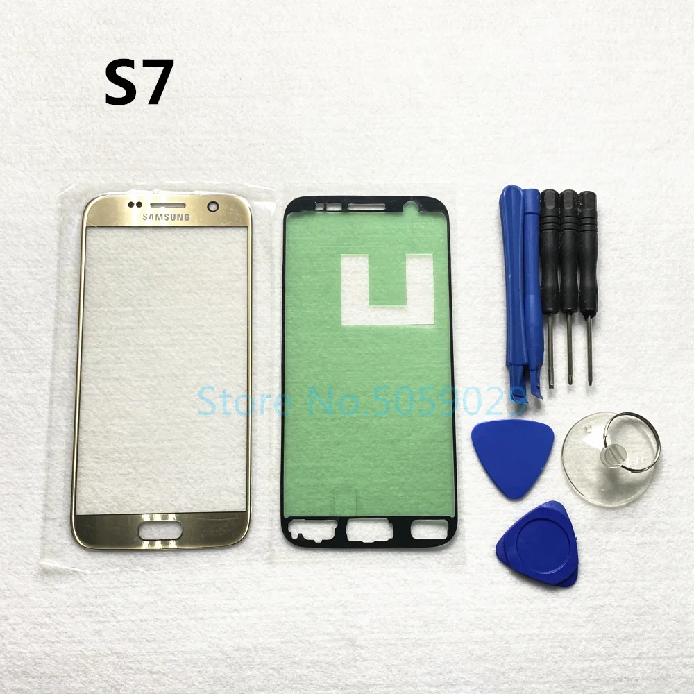Сменное внешнее стекло для Samsung Galaxy S7 Edge G935 G930 ЖК дисплей сенсорный экран Переднее