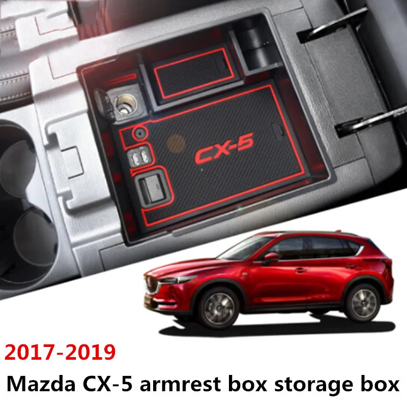 Для Mazda CX-5 CX5 CX 5 центральный автомобильный подлокотник для хранения коробка консоль подлокотник лоток держатель Чехол поддон автомобильные аксессуары