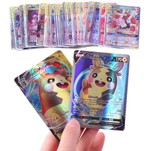 Tarjeta de pokemon versión francesa con 300 Uds., 140GX 60TAG TEAM 49V11VMAX 20EX 20MEGA