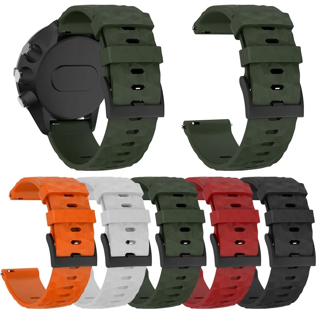 Силиконовый сменный ремешок для наручных часов для Suunto 9/9 Baro медный браслет совместим с Suunto 9/9 Baro|Смарт-аксессуары| | АлиЭкспресс
