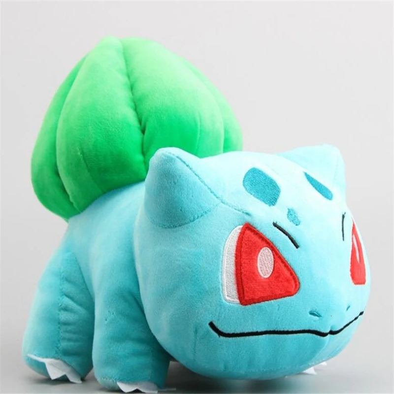 5 шт./лот 30 см Bulbasaur Плюшевые игрушки мультфильм аниме Peluche Куклы Kawaii детские игрушки подарок для детей Chiristmas день рождения