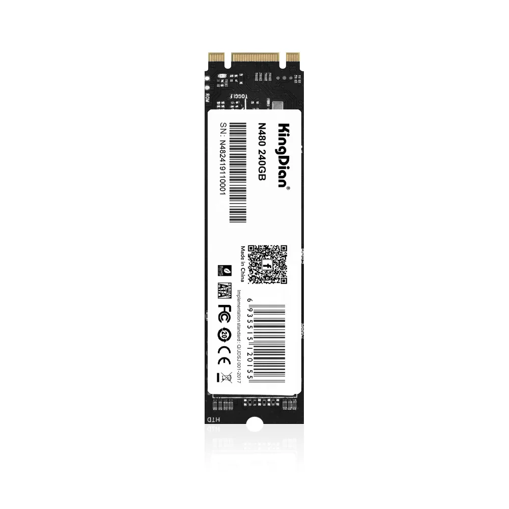 KingDian M.2 SATA 2280 NGFF SSD 120 ГБ 240 512 1 ТБ Внутренний твердотельный накопитель для