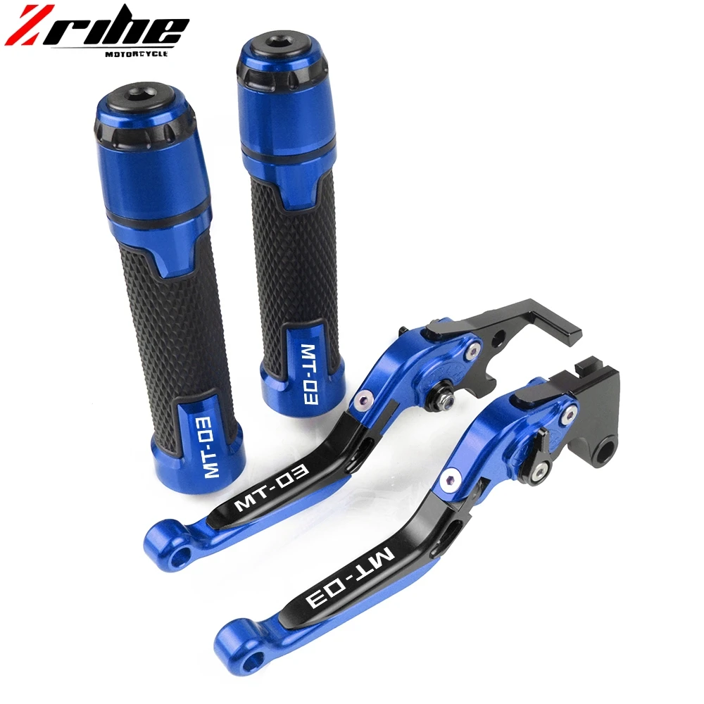 Для YAMAHA MT-03 MT03 MT 03 Мотоцикл Регулируемые тормозные рычаги сцепления рукоятки «Грипсы» ручка