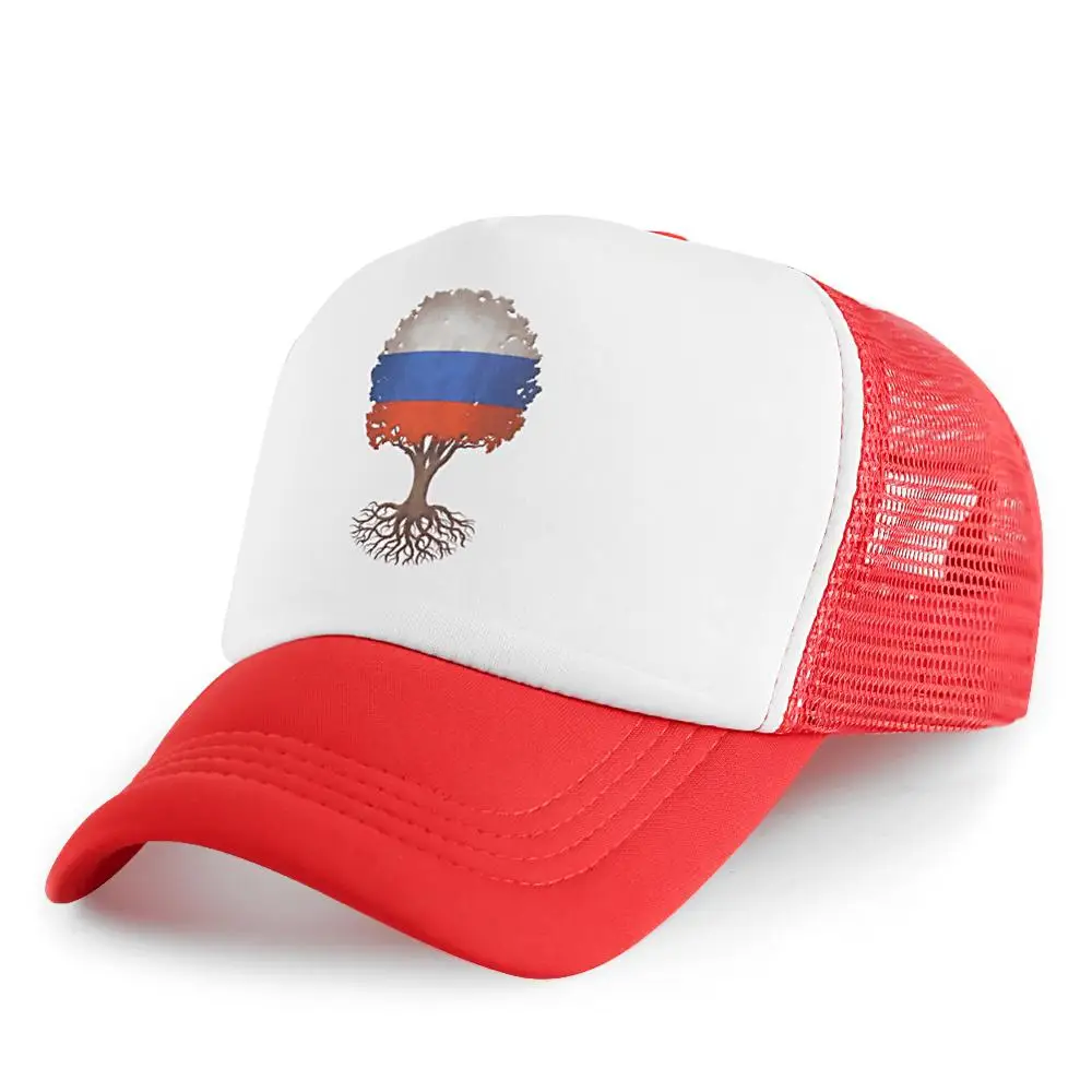 Red Бейсбольная сетчатая Кепка в русском стиле, CCCP, двойная Кепка с орлом, бейсболка, Кепка для водителя грузовика, плоская кепка для папы, дышащая Спортивная Кепка - Цвет: Red