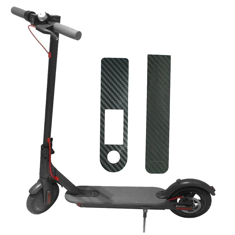 New Electric Scooter Panel Carbon Fiber Waterproof Anti-Slip Protective Film Accelerator Sticker for Xiaomi Mijia M365 Pro | Спорт и