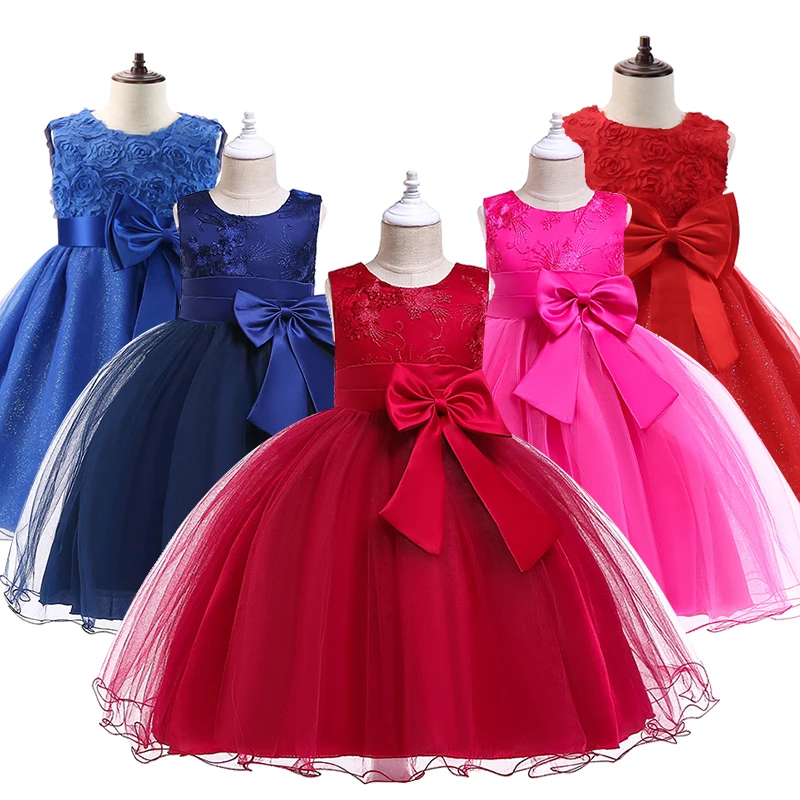 Girls Princess Dress for Wedding Birthday Party 2-12 Year
