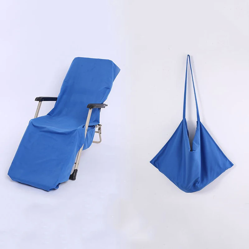 

1pc Multi-function Sun Lounger Mate Beach Towel Carry Pockets Bags Holiday Lounge Superfine Fiber Beach Chair Cover