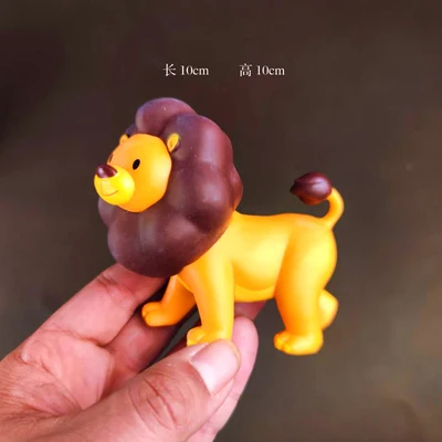 

soft plastic model toy figure lion