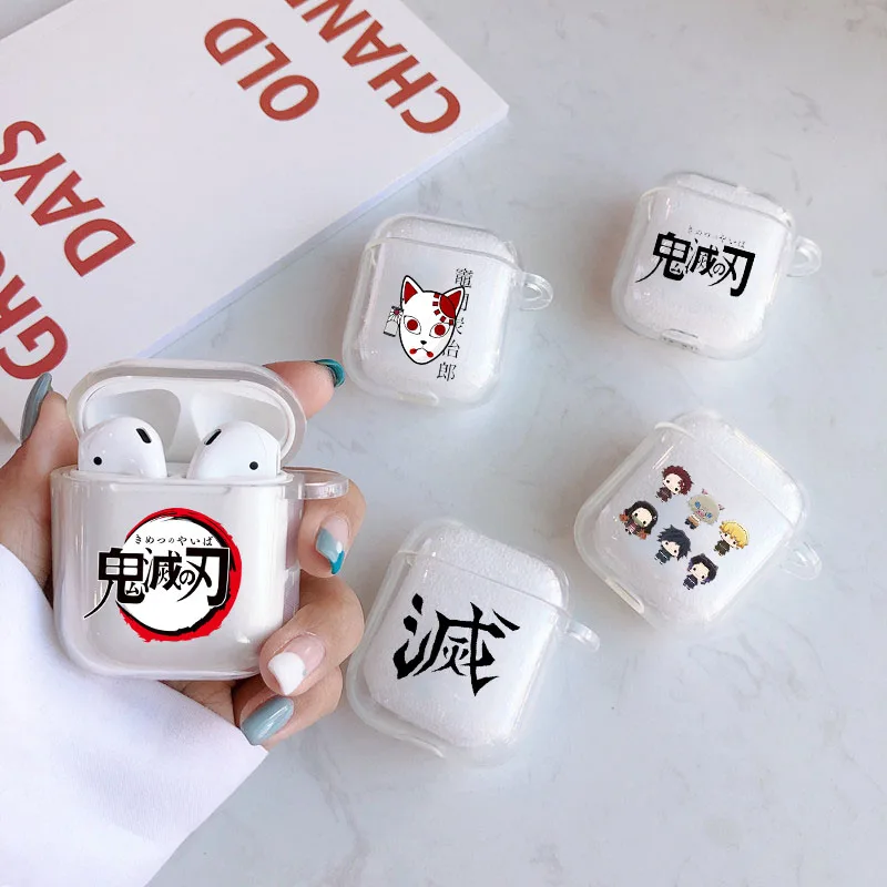 Kamado Nezuko Kimetsu no Yaiba Demon Slayer для Apple iPhone зарядная коробка Aipods силиконовый мягкий чехол