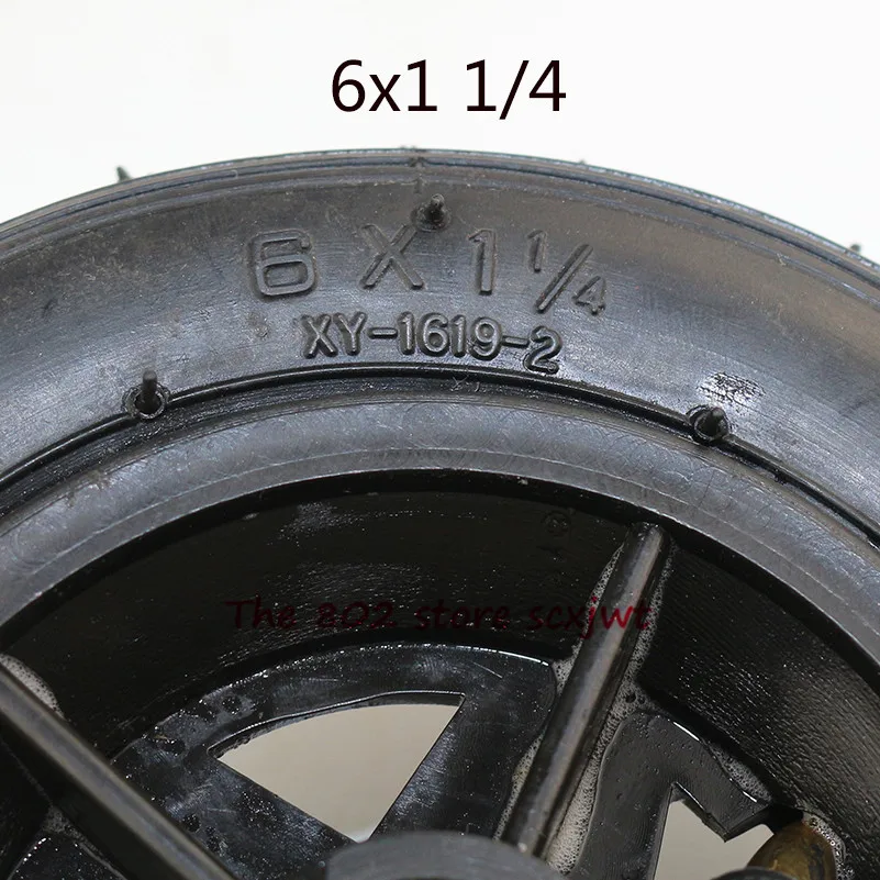 Новые 6x1 1/4 колесные шины для электрического и газового скутера 6*1,25 колеса для электрического скутера EasyRider FX1 FX2 Giggle инвалидная коляска