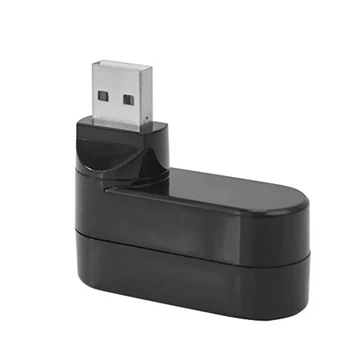 

1pc Practical Portable PC Laptop Cable Hub Rotatable 180°Cable Hub Splitter Adapter Cable Hub for Indoor Home Inside