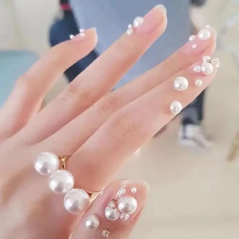 colorful round No Hole ABS Imitation Pearl beads 3/4/6/8mm Loose Beads for necklace DIY earring jewelry making accessories abs beads,imitation pearl beads