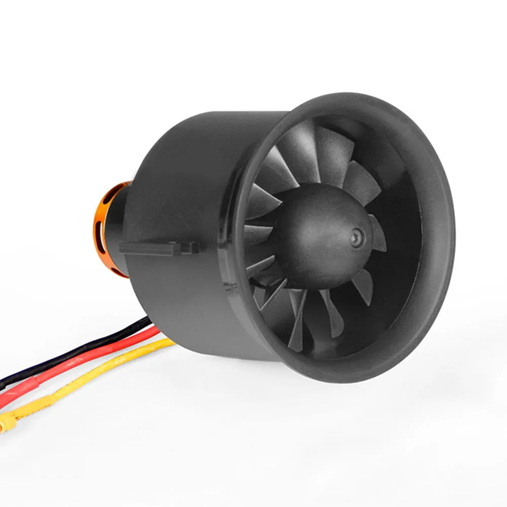Freewing 70 мм EDF воздуховод вентилятор 12 лопастей 6S E7216 с 2150KV двигатель для 70 EDF радиоуправляемый самолет