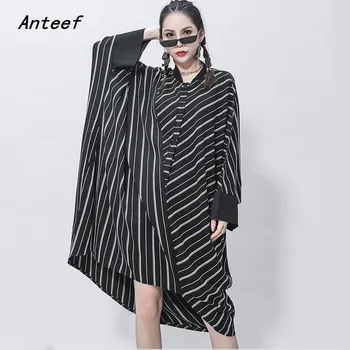 

long sleeve plus size cotton vintage women casual loose spring autumn elegant party shirt dress clothes 2020 ladies dresses