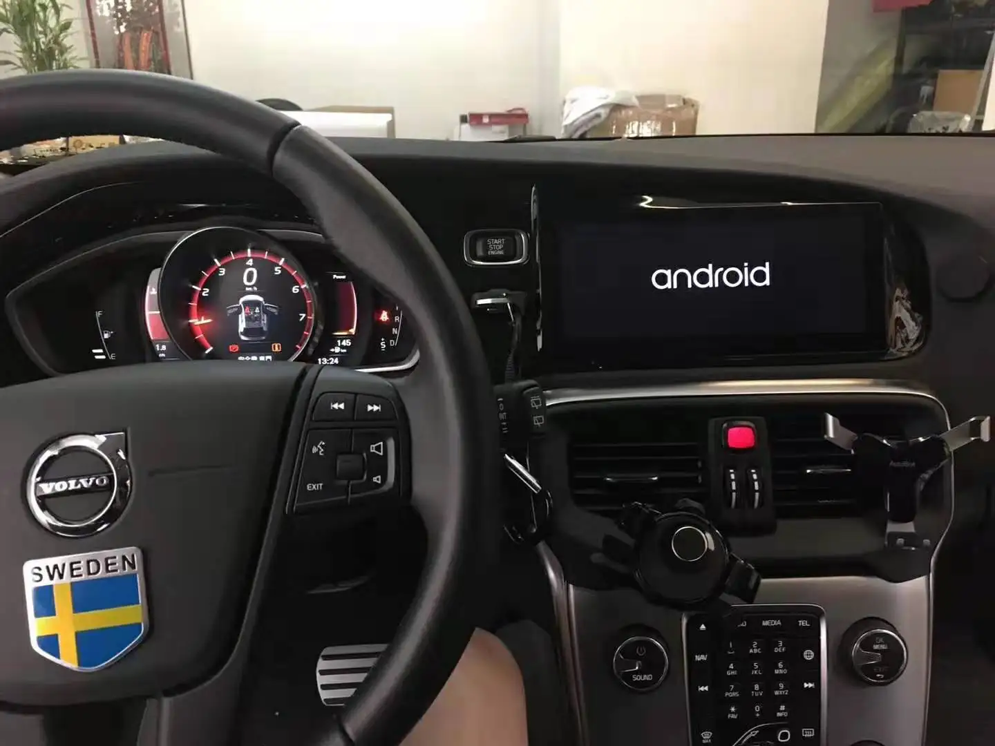 8," шестиядерный Android 9,0 Автомобильный gps Радио навигатор для Volvo V40 2013- с OBD DVR 1080P